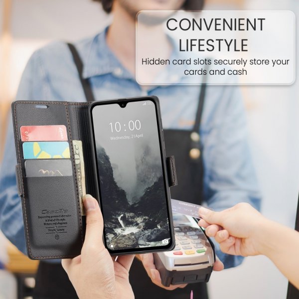 CaseMe Xiaomi Redmi 14C Fodral 023 Series Svart