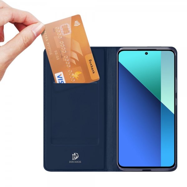 Dux Ducis Xiaomi Redmi Note 13 4G Fodral Skin Pro Series Blå