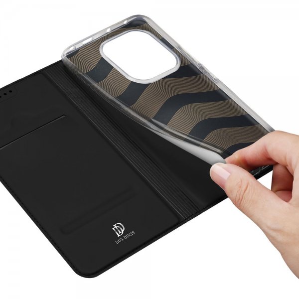 Dux Ducis Xiaomi Redmi Note 13 4G Fodral Skin Pro Series Svart