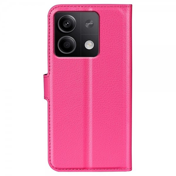 Xiaomi Redmi Note 13 5G Fodral Litchi Magenta