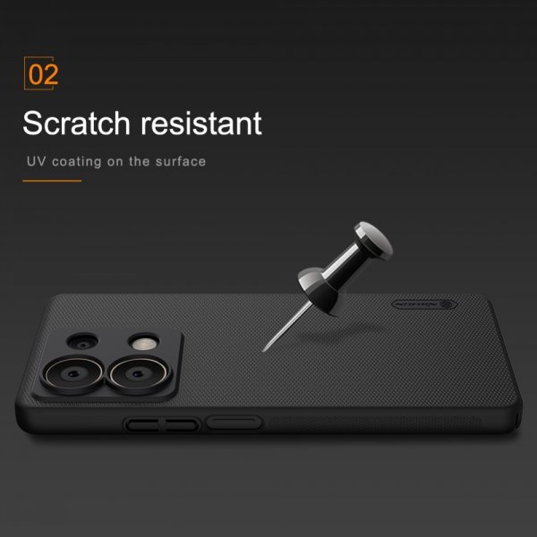 Nillkin Xiaomi Redmi Note 13 5G Skal Super Frosted Shield Röd