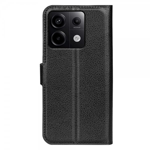 Xiaomi Redmi Note 13 Pro 5G Fodral Litchi Svart
