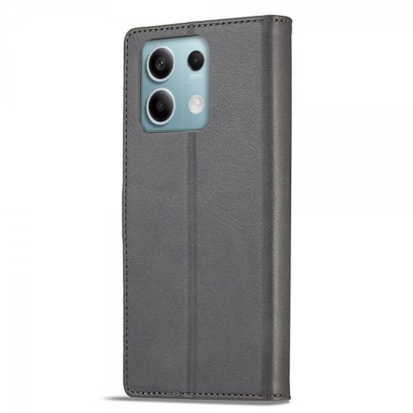 Lc.Imeeke Xiaomi Redmi Note 13 Pro 5G Fodral med Kortfack Stativfunktion Grå