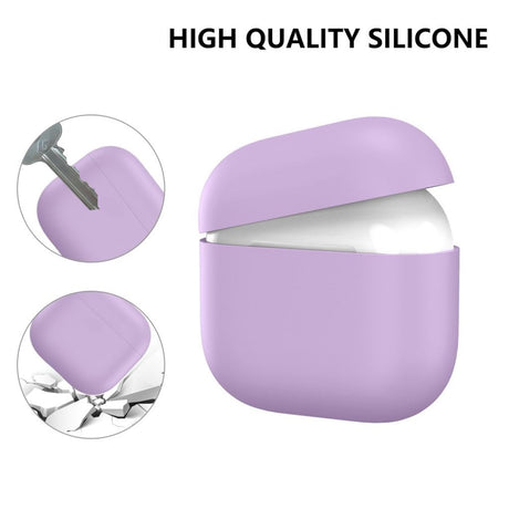 Ahastyle AirPods 4/5 Skal Silikon Lila