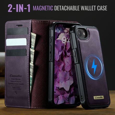 CaseMe iPhone 16e/iPhone 17e Fodral C49 Series Lila
