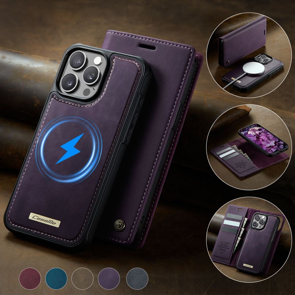 CaseMe iPhone 15 Pro Max Fodral C49 Series Lila