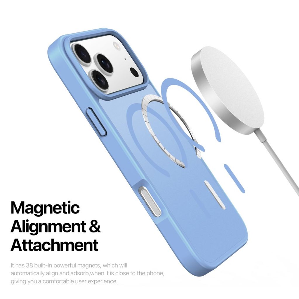 Dux Ducis iPhone 17 Pro Max/iPhone 18 Pro Max Skal Yind Series MagSafe Blå