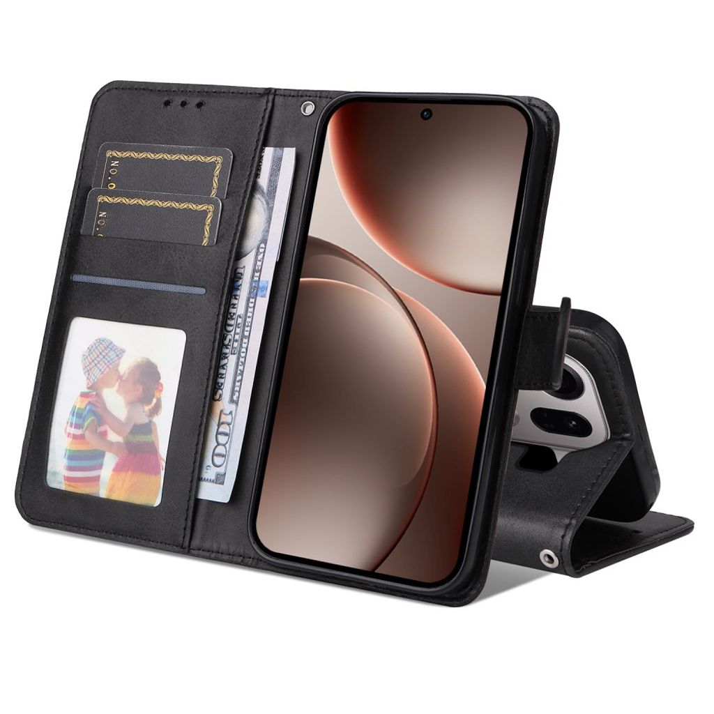 Oppo Find X9 Pro Fodral med Kortfack Svart