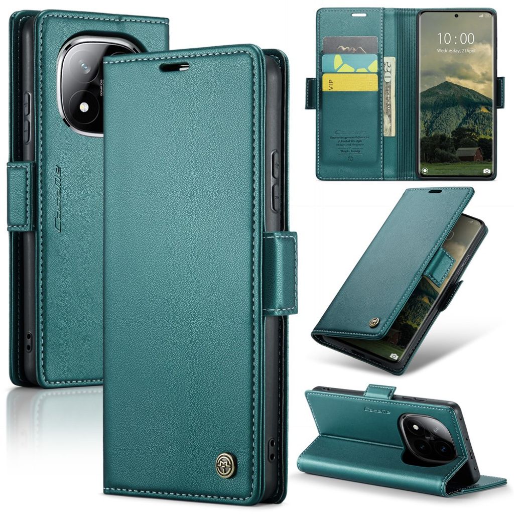 CaseMe Xiaomi Redmi Note 14 Pro 5G/14 Pro Plus 5G Fodral 023 Series Grön