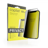 Copter iPhone 12 Mini Skärmskydd Exoglass Curved Privacy
