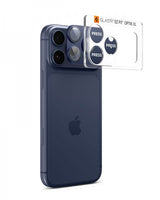 Spigen iPhone 17 Pro Max Kameraskydd Glas.tR EZ Fit Optik Pro XL Blå