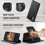CaseMe iPhone 17 Fodral C49 Series Svart