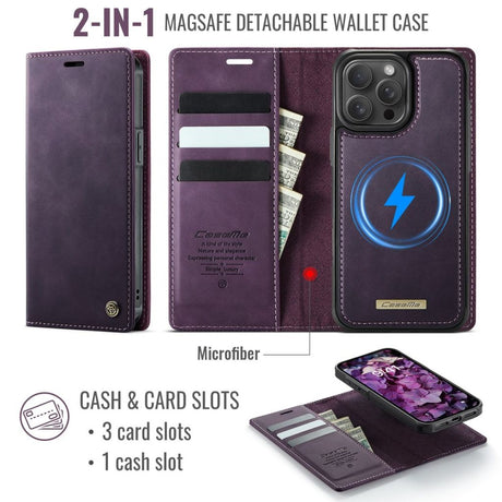 CaseMe iPhone 15 Pro Max Fodral C49 Series Lila