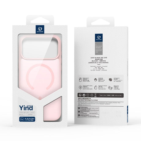 Dux Ducis iPhone 17 Pro Max/iPhone 18 Pro Max Skal Yind Series MagSafe Rosa