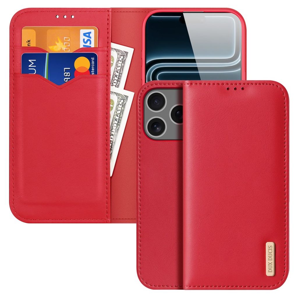 Dux Ducis iPhone 17 Pro Max/iPhone 18 Pro Max Fodral Hivo Series Röd