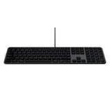 Satechi Trådat Tangentbord Slim LX3 USB-C/USB-A Svart