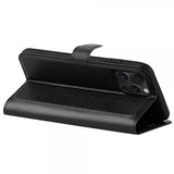 iPhone 16 Pro Max Fodral Litchi Svart