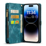 CaseMe iPhone 12/iPhone 12 Pro Fodral 008 Series Löstagbart Skal Petrol