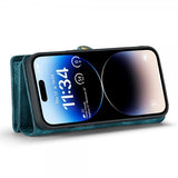 CaseMe iPhone 12/iPhone 12 Pro Fodral 008 Series Löstagbart Skal Petrol