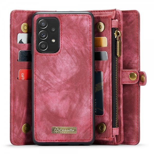 CaseMe Samsung Galaxy A53 5G Fodral 008 Series Löstagbart Skal Röd