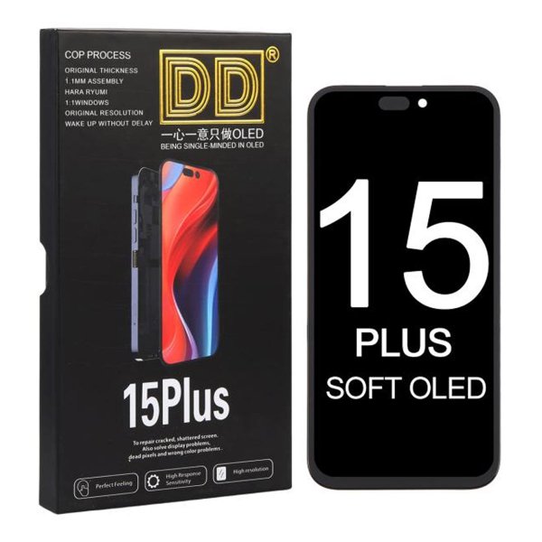 iPhone 15 Plus Soft OLED Skärm - DD