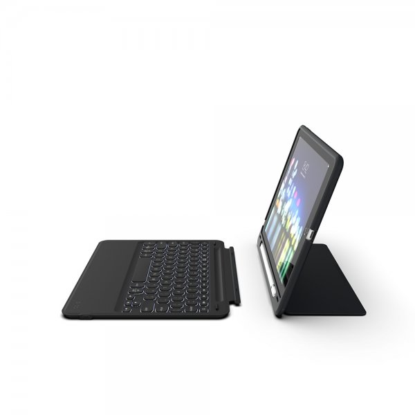 ZAGG iPad 10.2 Fodral med Tangentbord Slim Book Go Nordic Svart