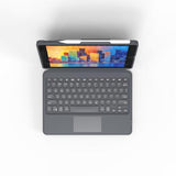 ZAGG iPad 10.2 Fodral med tangentbord Pro Keys with Trackpad Nordic Svart Grå