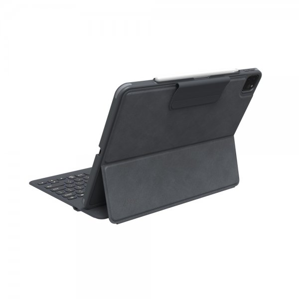 ZAGG iPad Pro 12.9 (gen 4/5/6) Fodral med tangentbord Pro Keys Nordic Charcoal