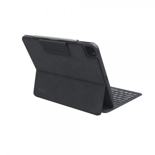 ZAGG iPad Pro 12.9 (gen 4/5/6) Fodral med tangentbord Pro Keys Nordic Charcoal