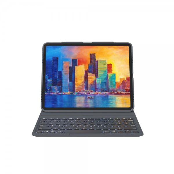 ZAGG iPad Pro 12.9 (gen 4/5/6) Fodral med tangentbord Pro Keys Nordic Charcoal