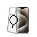 Celly iPhone 16 Pro Skal GELSKINMAG Transparent Svart