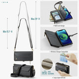 CaseMe iPhone 12/iPhone 12 Pro Fodral C36 Series Svart