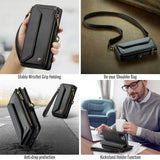 CaseMe iPhone 12/iPhone 12 Pro Fodral C36 Series Svart