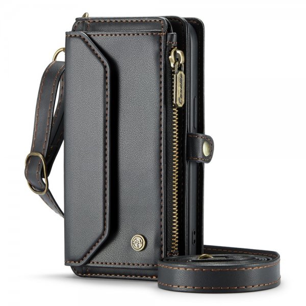 CaseMe iPhone 12/iPhone 12 Pro Fodral C36 Series Svart
