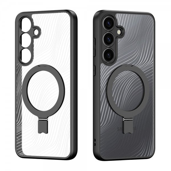 Dux Ducis Samsung Galaxy S25 Skal Aimo Series MagSafe Kickstand Svart