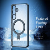 Dux Ducis Samsung Galaxy S25 Skal Aimo Series MagSafe Kickstand Svart