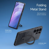 Dux Ducis Samsung Galaxy S25 Ultra Skal Aimo Series MagSafe Kickstand Svart