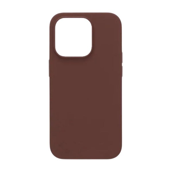 Rvelon iPhone 14 Pro Skal Silikon MagSafe Brun