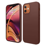 Rvelon iPhone 12/iPhone 12 Pro Skal Silikon MagSafe Brun