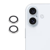 iPhone 17 Kameraskydd i Härdat Glas Silver