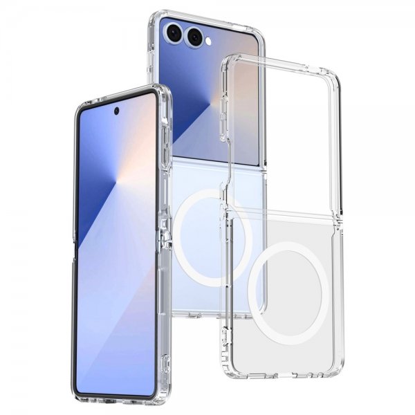 Nordic Covers Samsung Galaxy Z Flip 7 Skal Feather Series MagSafe Transparent