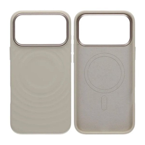 iPhone 17 Pro Max Skal Silikon MagSafe Beige