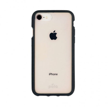 Pela iPhone 7/8/SE Skal Eco Friendly Clear Svart