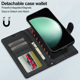 Nordic Covers Samsung Galaxy S25 FE Fodral med avtagbart MagSafe-skal Raven Black
