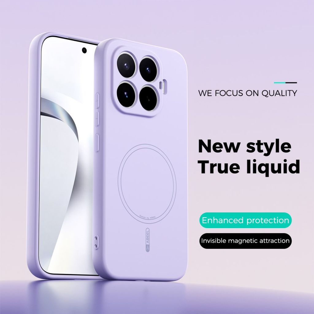 ABEEL Xiaomi 17T Skal Silikon MagSafe Lila
