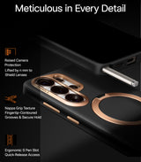 Torras Samsung Galaxy S26 Ultra Skal Ostand Q3 Vegskin Obsidian Black