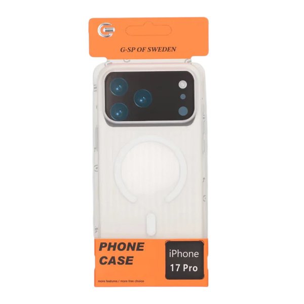 iPhone 17 Pro Skal Korrugerad MagSafe Vit
