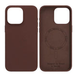 Rvelon iPhone 15 Pro Max Skal Silikon MagSafe Brun