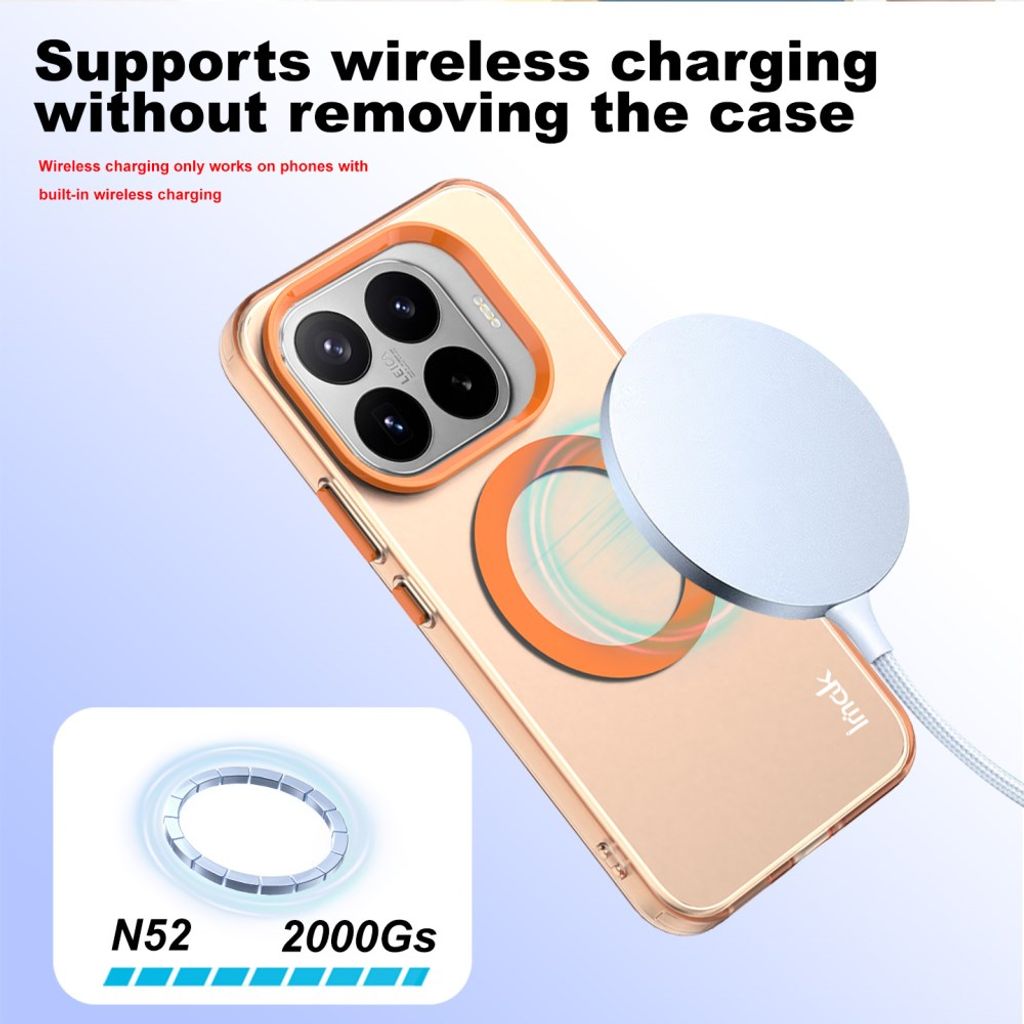 Imak Xiaomi 17T Pro Skal Candy Color MagSafe Orange