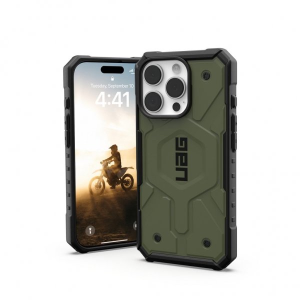 Urban Armor Gear (UAG) iPhone 16 Pro Skal Pathfinder MagSafe Olive Drab